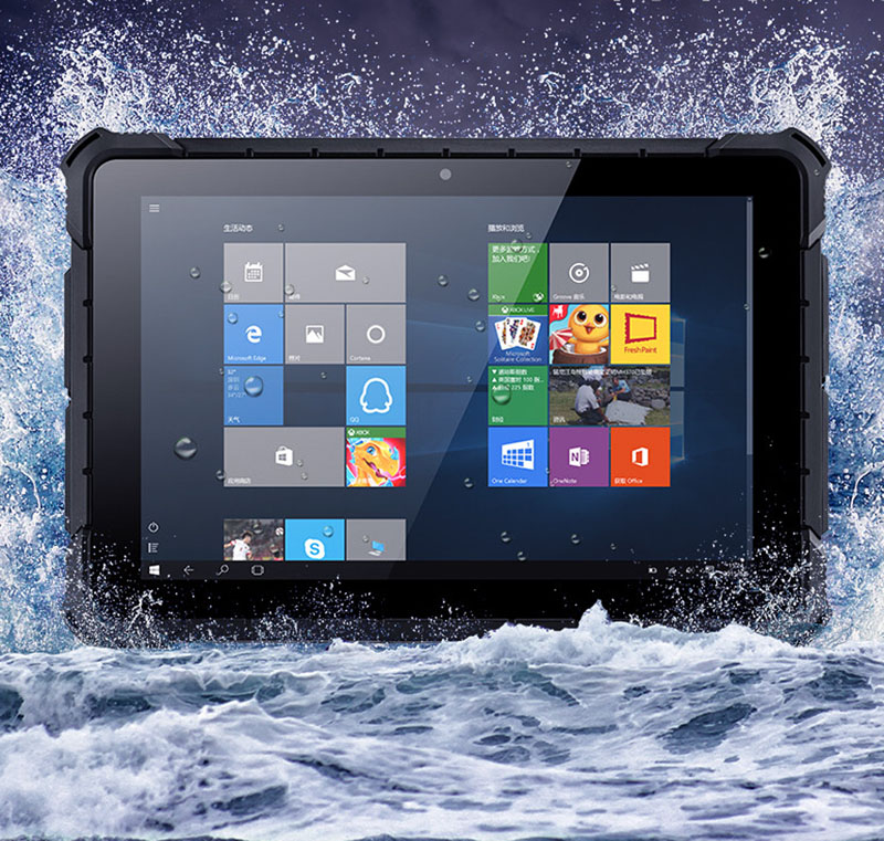 Hot Selling 10 Inch Win10 Win11 Pro Intel N100 16+512GB IP67 4G Industrial Rugged Tablet PC with NFC Barcode RJ45 & Docking Station